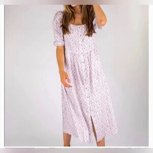 Nwt! Beau and Ro Jillian Dress in Violet